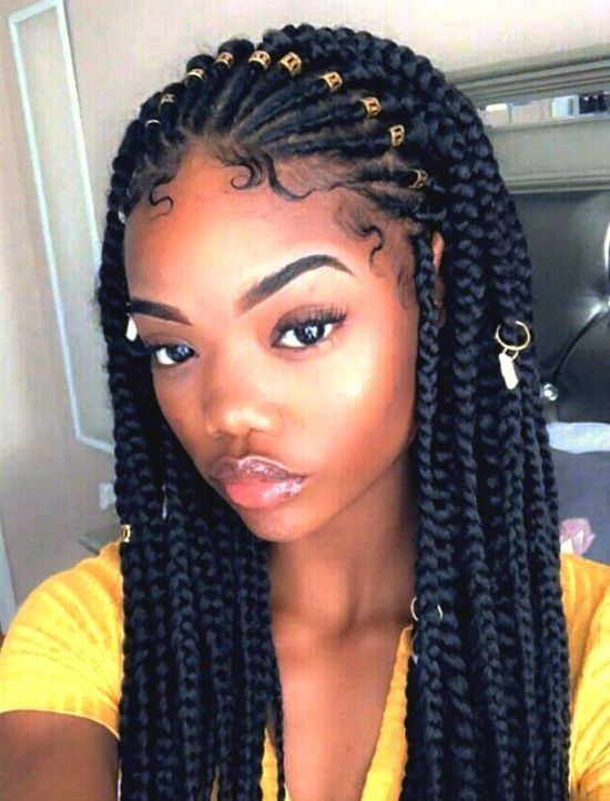 Cornrows Braids | 45 Killer Braided Hairstyles For Black With Regard To Current Long Braid Hairstyles With Golden Beads (View 3 of 25)