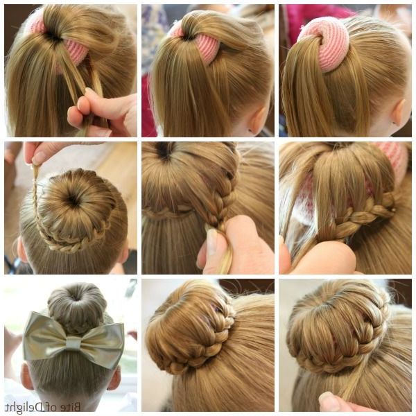 Cute Bun Hairstyles For Girls – Our Top 5 Picks For School With Newest Braided Ballerina Bun Hairstyles (View 2 of 25)
