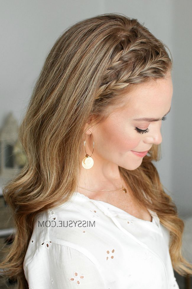 Double Headband French Braids | Missy Sue Regarding Most Recently Braid Hairstyles With Headband (View 20 of 25)