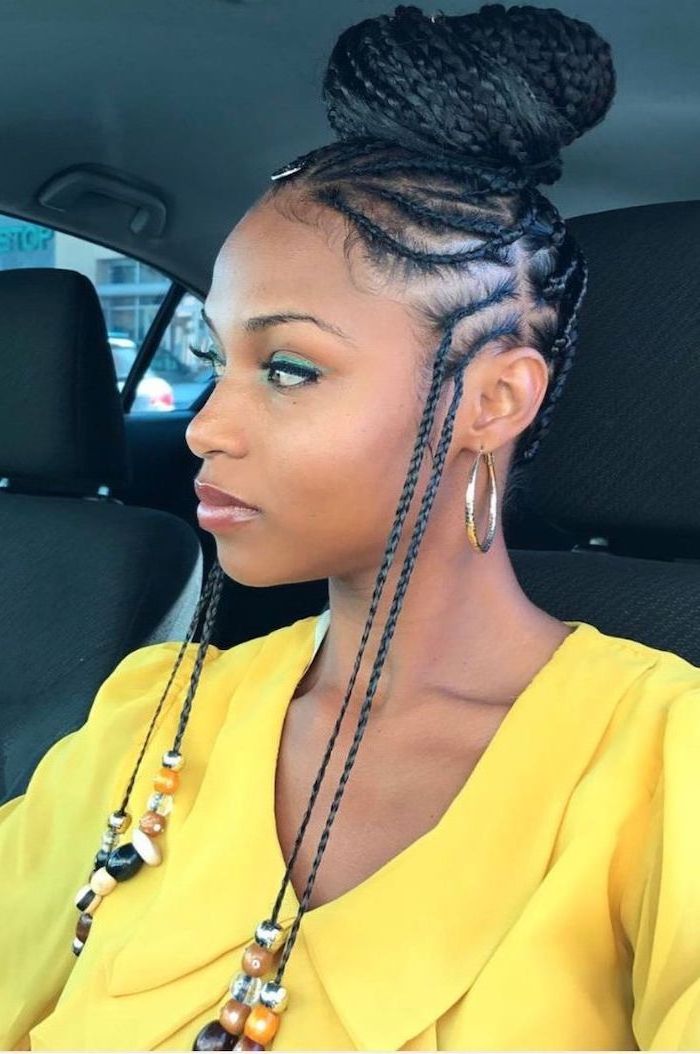 ? 1001+ Ideas For Beautiful Ghana Braids For Summer 2019 In Most Up To Date Long Braid Hairstyles With Golden Beads (View 9 of 25)