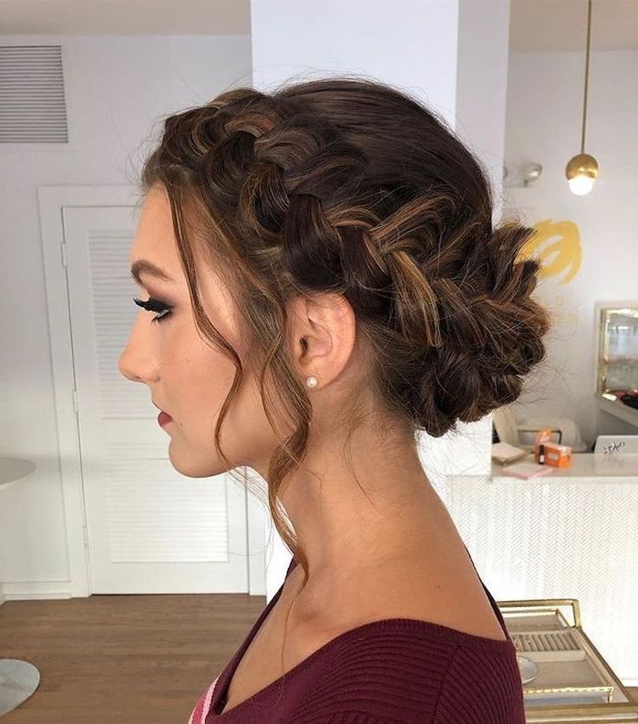 ? 1001 + Ideas – Trendiest Wedding Hairstyles For Wedding Pertaining To Most Recent Brown Woven Updo Braid Hairstyles (Photo 20 of 25)