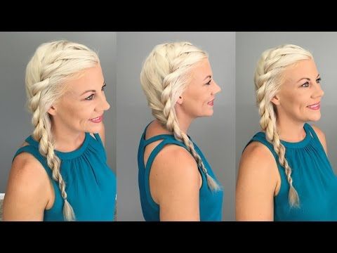 Easy Side Twisted Rope Braid {5 Minute Diy Hairstyle} – Youtube Inside Most Recently Side Rope Braid Hairstyles For Long Hair (View 21 of 25)