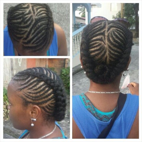 Fishbone Braids Done With My Natural Hair (View 9 of 25)