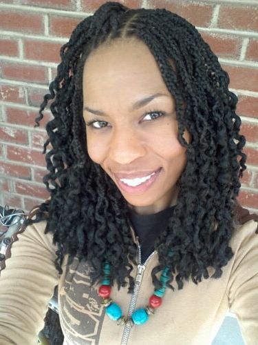 How Do You Make Your Braids Curly Or Wavy? | Braiding Bee Regarding Most Recently Individual Micro Braids With Curly Ends (Photo 24 of 25)