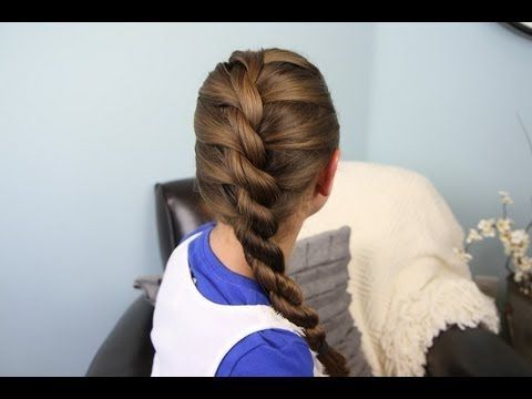 How To Diy Twisted Rope Braid Hairstyle | Hair | Kids Throughout Latest Intricate Rope Braid Ponytail Hairstyles (View 19 of 25)