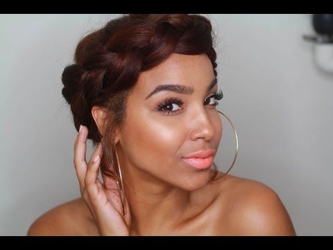 How To Do The Halo Braid On Every Hair Type | Stylecaster With Regard To Most Current No Pin Halo Braided Hairstyles (View 19 of 25)