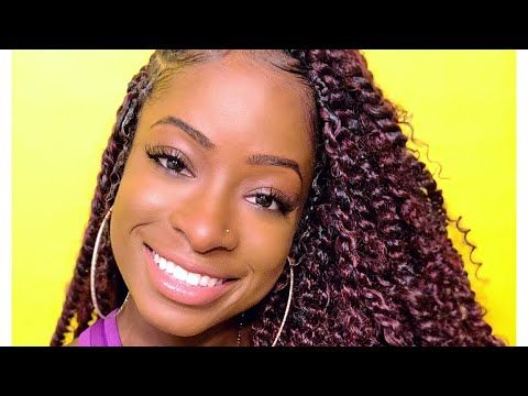 How To Install Goddess Passion Twists Using Freetress Within 2018 Highlighted Invisible Braids With Undone Ends (View 11 of 25)