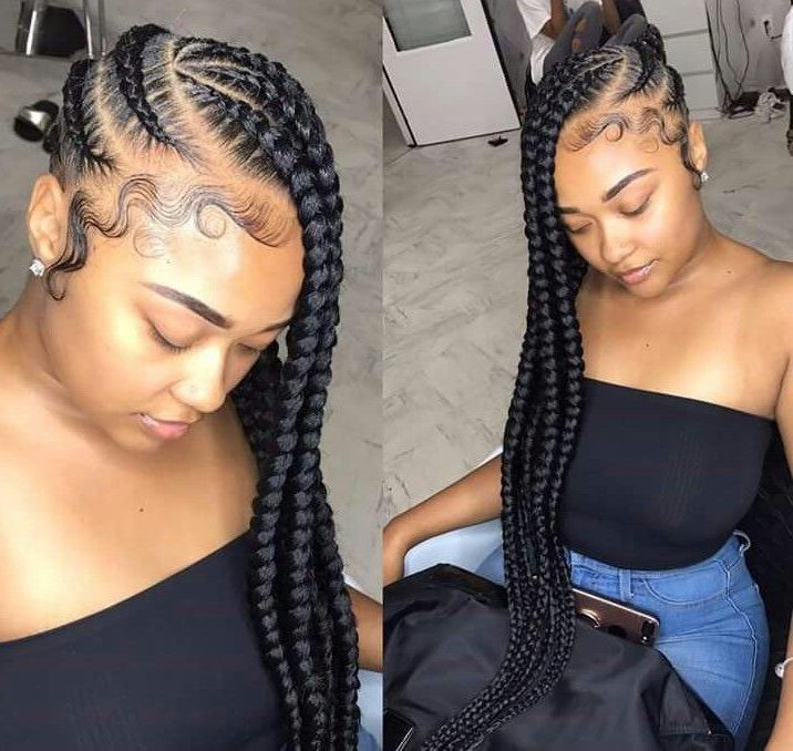 Lemon Braids | Plats | Hair Styles, Braided Ponytail For Most Recently Lemon Tinted Lemonade Braided Hairstyles (View 13 of 25)