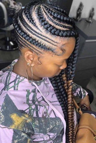 Lemonade Braids That Make Your Hair Style Even Sweeter Intended For Current Thick Wheel Pattern Braided Hairstyles (View 4 of 25)