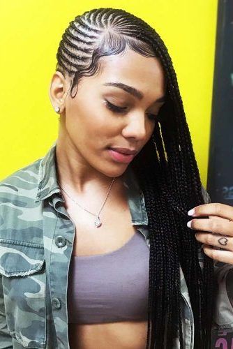 Lemonade Braids That Make Your Hair Style Even Sweeter Intended For Most Recently Thick Wheel Pattern Braided Hairstyles (View 15 of 25)