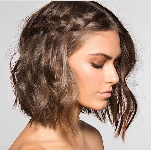 Long Bob With A Cute Little Braid! | Hairstyles | Hair Pertaining To Most Popular Long And Short Bob Braid Hairstyles (View 5 of 25)