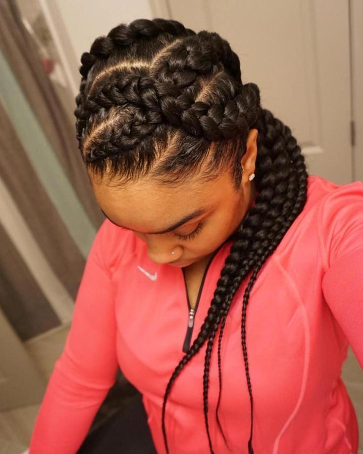 Long Curvy Goddess Braids #bangshairstylebeforeandafter Intended For Recent Curvy Braid Hairstyles And Long Tails (View 5 of 25)