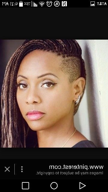Mc Lyte In The Micro Braids Tapered Sides (View 15 of 25)