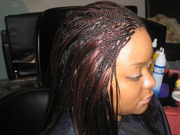 Micro Braids Hairstyles – 30 Cool Examples | Design Press Pertaining To Best And Newest Red And Brown Micro Braid Hairstyles (View 23 of 25)