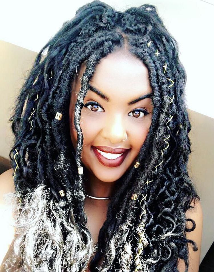 Midnight Boho Mermaid Locs® | Black Girl Braids In 2019 Within Most Up To Date Mermaid’s Hairpiece Braid Hairstyles (View 21 of 25)