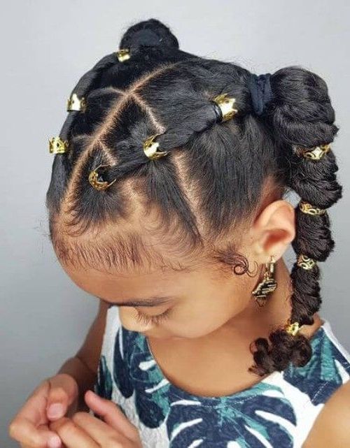 Pin On African American Hairstyles For Most Popular Long Braid Hairstyles With Golden Beads (View 4 of 25)