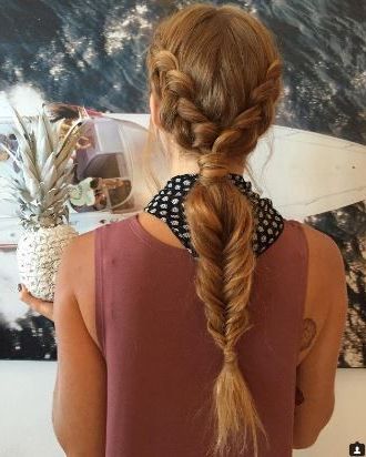 Pinterest – ????????? Within Most Popular Flawless Mermaid Tail Braid Hairstyles (View 11 of 25)