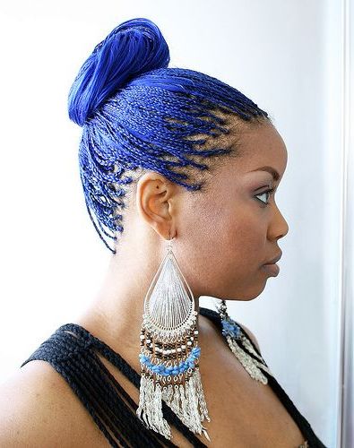 Renaissance Marie Austin Blue Braids Individuals Styled In A In Recent Renaissance Micro Braid Hairstyles (View 4 of 25)