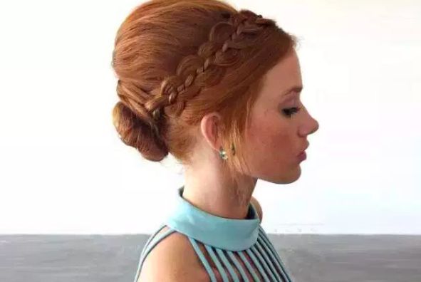 Retro Braided Updo Tutorial | Hair Extensions News Throughout Most Current Vintage Inspired Braided Updo Hairstyles (View 15 of 25)