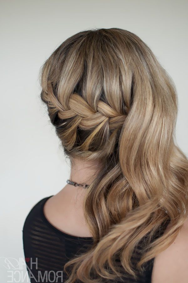 Romantic Side Swept French Braid – Holiday Hair Inspirations With Regard To Best And Newest Side Swept Braid Hairstyles (View 6 of 25)