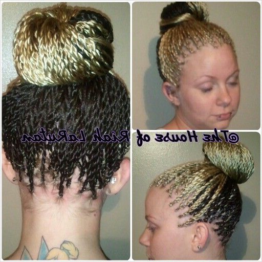 Senegalese Twist. Yes, White Girls Can Do It Too! | The Throughout Newest Pastel Colored Updo Hairstyles With Rope Twist (Photo 24 of 25)