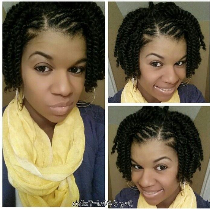 She Used Jbco On A Twa Twist Out, The Style She Got Out Of Intended For Latest Updo Hairstyles With 2 Strand Braid And Curls (View 5 of 25)