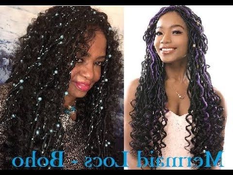 Superline Mermaid Locs Bohemian Style Goddess Locs Crochet Braids Wig Regarding Most Recent Mermaid’s Hairpiece Braid Hairstyles (View 14 of 25)