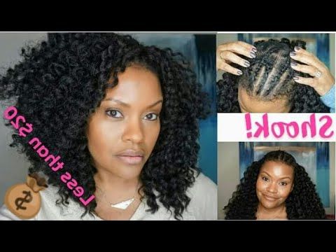 The Best #crochetbraid Braid Tutorial On Youtube ( Traction Alopecia, Fine  & Thinning Hair) Inside Most Up To Date Renaissance Micro Braid Hairstyles (View 8 of 25)