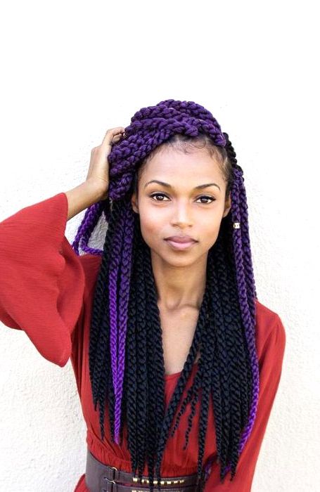The Best Yarn Braid Hairstyles To Spice Up Your Look – The For 2018 Very Thick And Long Twists Yarn Braid Hairstyles (View 1 of 25)