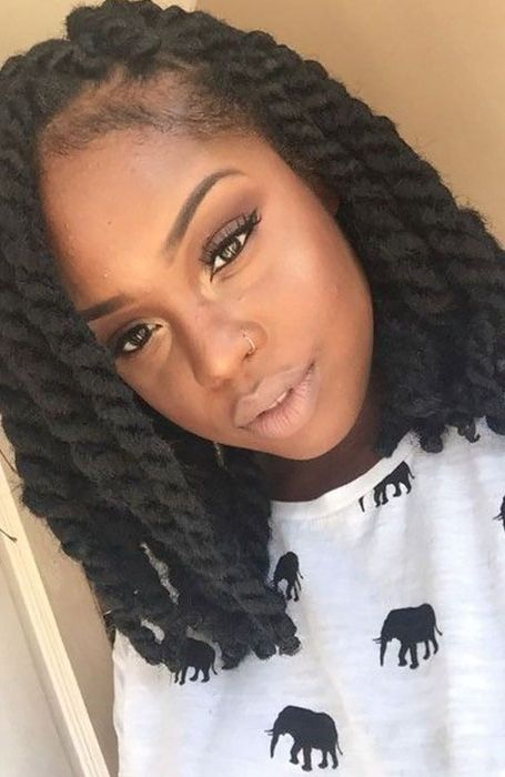 The Best Yarn Braid Hairstyles To Spice Up Your Look – The Regarding Current Long Black Yarn Twists Hairstyles (View 25 of 25)