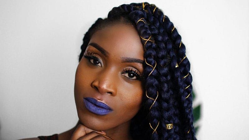 The Coolest Box Braids Hairstyles You Need To Try – The Intended For Best And Newest Half Up Box Bob Braid Hairstyles (View 15 of 25)