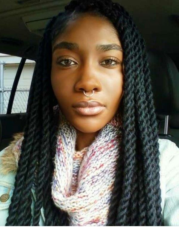 Thick Senegalese Twists | ?natural Curly Girls? | Crochet Intended For Current Very Thick And Long Twists Yarn Braid Hairstyles (View 10 of 25)