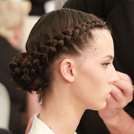 Tight Braid With Bun (View 4 of 25)