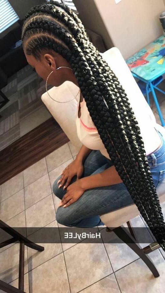 Top 25 All Over Braided Hairstyles For Black American Woman For Most Recent All Over Braided Hairstyles (Photo 22 of 25)