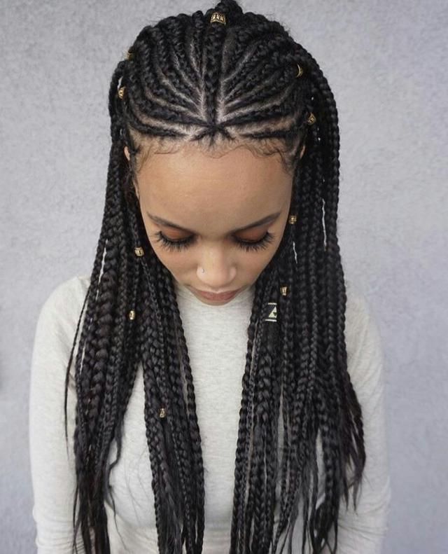 Top 25 All Over Braided Hairstyles For Black American Woman Intended For Recent All Over Braided Hairstyles (View 4 of 25)