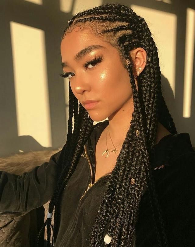 Top 25 All Over Braided Hairstyles For Black American Woman Throughout Best And Newest All Over Braided Hairstyles (View 1 of 25)
