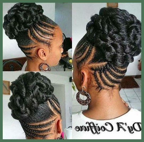 Updo Hairstyles For Braids 40815 Braided Updos For Black Throughout Most Up To Date Lovely Black Braided Updo Hairstyles (View 11 of 25)