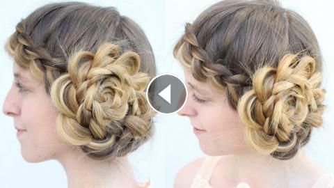 Vintage Inspired Braided Hat Hairstyle | Braided Updo Within Most Current Vintage Inspired Braided Updo Hairstyles (View 5 of 25)