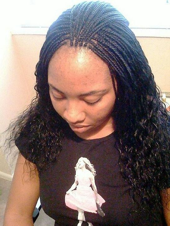 Wet And Wavy Micro Braids | Truebraided | Ponytail With Regard To Most Recent Micro Braid Hairstyles With Loose Curls (View 7 of 25)