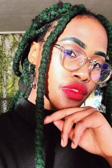 Yarn Braid Hairstyles From Instagram You Have To See | All For Current Yarn Braid Hairstyles Over Dreadlocks (View 17 of 25)