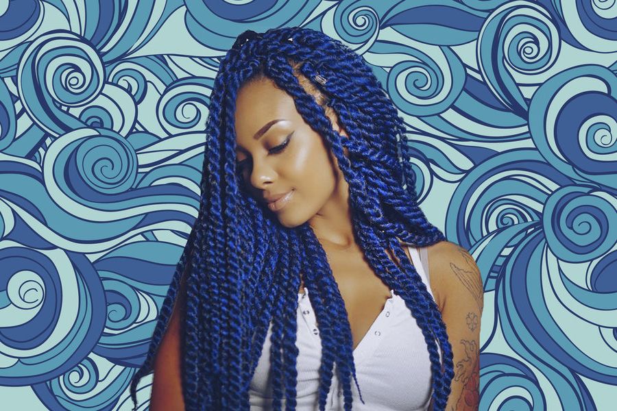 Yarn Twists Inspiration – Essence Intended For Most Recently Long Braids With Blue And Pink Yarn (View 10 of 25)