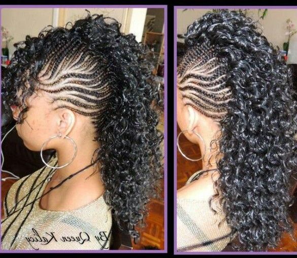 Zebra Mohawk Braids Style | Hiswifearmstrong In 2019 Pertaining To Best And Newest Zebra Twists Micro Braid Hairstyles (Photo 19 of 25)