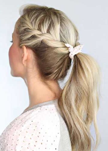 16 Easy Twisted Hairdos You Can Diy | Hair | Twist Ponytail Pertaining To Simple Pony Updo Hairstyles With A Twist (View 4 of 25)