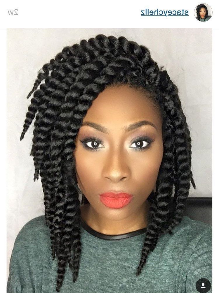 18 Pics Of Twisted Lobs (long Bobs), The Protective Style In 2020 Twisted Lob Braided Hairstyles (View 2 of 25)