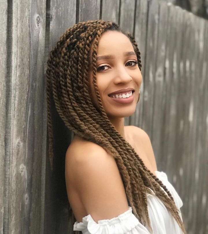20 Best Hairstyles For Senegalese Twist Intended For Most Recent Twisted Lob Braided Hairstyles (View 19 of 25)