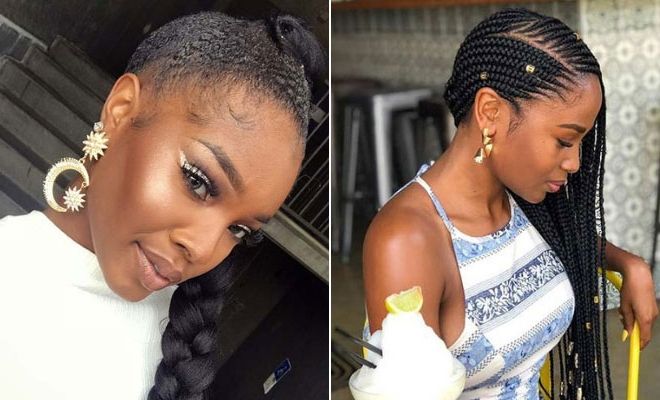 25 Braid Hairstyles With Weave That Will Turn Heads | Stayglam Intended For Recent Side Cornrows Braided Hairstyles (View 23 of 25)