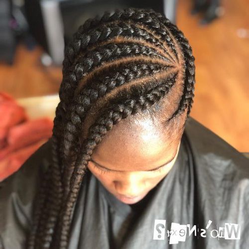 26 Coolest Cornrows To Try In 2019 Within Most Current Side Cornrows Braided Hairstyles (View 16 of 25)