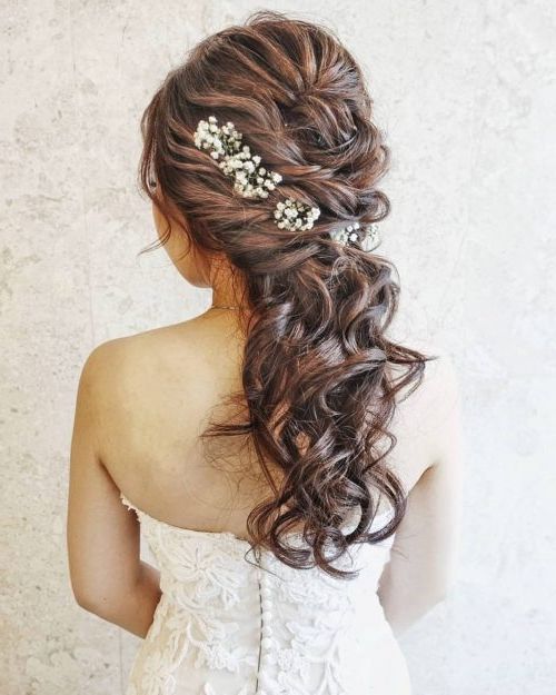 27 Prettiest Half Up Half Down Prom Hairstyles For 2019 With Regard To Curled Half Up Hairstyles (View 16 of 25)