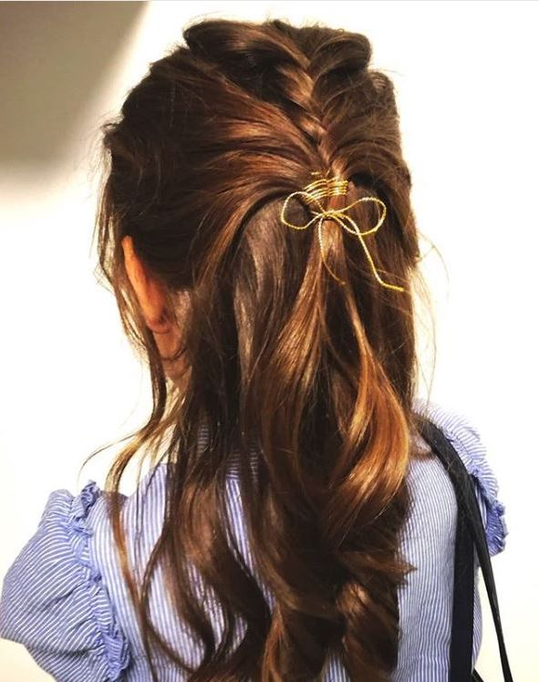 30+ Easy Half Up Hairstyles That'll Only Take Minutes To Regarding Simple Half Bun Hairstyles (View 11 of 25)
