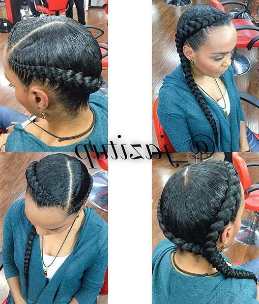 31 Cornrow Styles To Copy For Summer | Hair And More Hair Regarding Newest Crown Cornrow Braided Hairstyles (View 6 of 25)